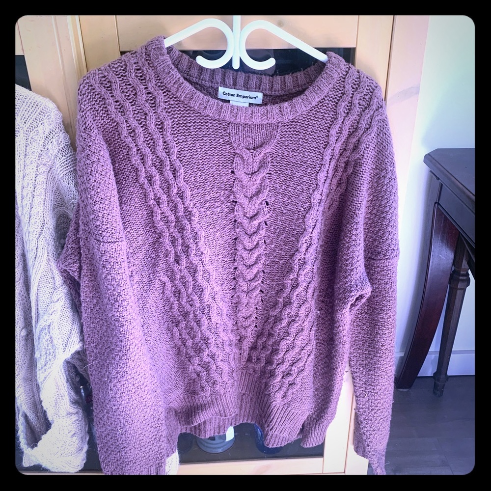 Chunky Cable Knit Sweater